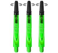 Harrows Darts Technology Carbon 360 - Cañas giratorias de carbono (short, verde)