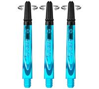 Harrows Darts Technology Carbon 360 Shafts, Rotating Carbon Top de Thor-Sports (midi, Aqua Blue)