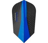 Harrows Plumas para dardos Retina de 100 micras, extrafuertes, delgadas, 5 juegos (15) (azul oscuro)