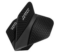Harrows Retina Dart Flights - 5 Sets (15) - 100 Micron Extra Strong - Standard - Black by Darts Corner