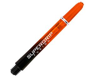 Harrows Super Grip Fusion shafts - Varios Modelos, 1 Set = 3 Pieza, Naranja, Short (SHT)
