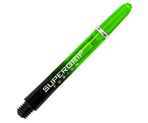 Harrows Super Grip Fusion shafts - Varios Modelos, 1 Set = 3 Pieza, Verde