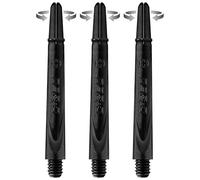 Harrows Thor-Sports Darts Technology Carbon 360 - Cañas giratorias de carbono (Short, Black)