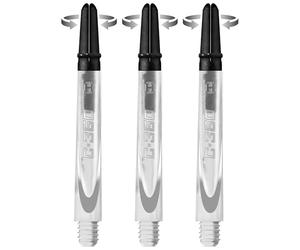 Harrows Thor-Sports Darts Technology Carbon 360 - Cañas giratorias de carbono (short, transparente)