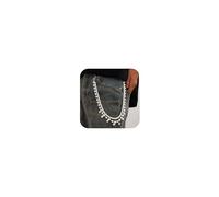 Harry and Henry Cadena de jeans punk para mujeres y hombres, accesorio ajustable para pantalones de hip hop con accesorios de trabilla para cinturón, cadena de bolsillo resistente para seguridad de