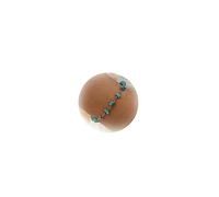 Harry and Henry Pulsera de cadena de oro turquesa con cuentas, pulsera irregular de piedra natural, pulsera bohemia, joyería de playa para mujer, Metal, otro