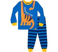 Harry Bear Ajuste cómodo Pijamas para Niños Dinosaur Azul 5-6 Años