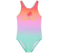 Harry Bear Bañador Niña | Bañador Piscina Niña con Degradado | Bañadores Una Pieza con Purpurina para Playa Y Piscina | Multicolor 6-7 años