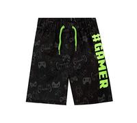 Harry Bear Bañador Niño Gaming Shorts De Bain para Niños Negro10-11 Años