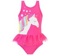 Harry Bear Bañador para Niña Pony Arcoiris Rosa 3-4 Años