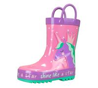Harry Bear Botas Impermeables para Niñas Unicornio Rosa 29