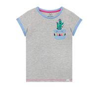Harry Bear Camiseta de Manga Corta para niñas Cactus Gris 9-10 Años