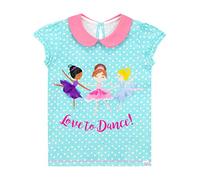 Harry Bear Camiseta de Manga Corta para niñas Princesa Bailarina Azul 4-5 Años