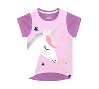 Harry Bear Camiseta de Manga Corta para niñas Unicornio Morado 9-10 Años