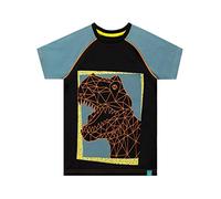 Harry Bear Camiseta de Manga Corta para niños Dinosaurio Negro 7-8 Años