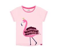 Harry Bear Camiseta para Niña | Camiseta De Flamenco con Lentejuelas | Camisetas Bonitas para Niñas | Ropa Infantil De Verano | Rosa 8-9 Años