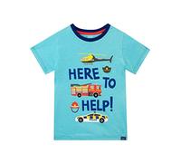 Harry Bear Camiseta para Niños Vehículo De Rescate Azul 4-5 Años