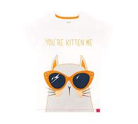 Harry Bear Camiseta para para Niñas Gatito Blanco 11-12 años