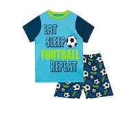 Harry Bear Corto Pijamas para niños Fútbol Azul 5-6 Años