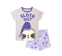 Harry Bear Pijama Corta para Niñas Perezoso Morado 8-9 Años