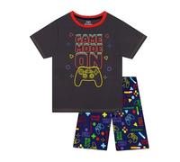 Harry Bear Pijama Gaming | Pijamas De Niño Manga Corta | Pijama Gamer para Niños | Conjunto Dde Pijamas de Verano | Azul 9-10 Años
