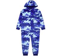 Harry Bear Pijama Manta Niño | Pijama Entero Niño Camuflaje | Pijama Mono | Pijama Polar Niño | Azul 12-13 años