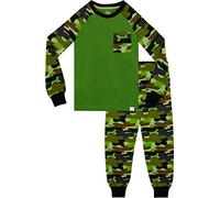 Harry Bear Pijama para niños Camuflaje Ajuste Ceñido Verde 12-13 Años