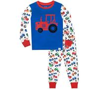 Harry Bear Pijamas de Manga Larga para niños Tractor Ajuste Ceñido Multicolor 6-7 Años