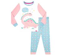 Harry Bear Pijamas para Niñas Ajuste Ceñido Dinosaur Rosa 4-5 Años