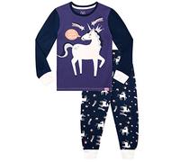 Harry Bear Pijamas para Niñas Ajuste Ceñido Unicornio Morado 3-4 Años