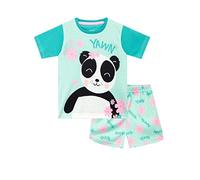 Harry Bear Pijamas para Niñas Manga Corta Panda Verde 5-6 Años