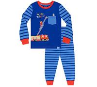 Harry Bear Pijamas para niños Ajuste Ceñido Bombero Azul 18-24 Meses