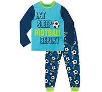 Harry Bear Pijamas para niños Fútbol Azul 7-8 Años