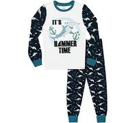 Harry Bear Pijamas para Niños Shark Ajuste cómodo Azul 6-7 Años