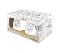 HARRY POTTER 2 Glass Set Ravenclaw & Hufflepuff