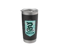 Harry Potter Abstract Slytherin House Shield Vaso térmico de acero inoxidable de doble pared