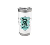 Harry Potter Abstract Slytherin House Shield Vaso térmico de acero inoxidable de doble pared