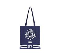 Harry Potter Academy-Bolsa de la Compra Shopping Bag, Azul Oscuro, 34 x 40 cm