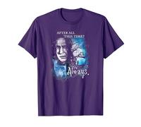 Harry Potter Always Camiseta, Hombre, Morado, S