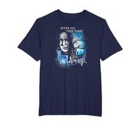 Harry Potter Always Camiseta, Hombre Tallas Grandes, Azul Marino, 6X Alto