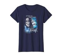 Harry Potter Always Camiseta, Mujer, Azul Marino, S