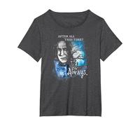 Harry Potter Always Camiseta, Mujer Tallas Grandes, Jaspeado Oscuro, 2XL Grande