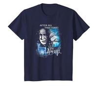 Harry Potter Always Camiseta, Niños, Azul Marino, 12 años