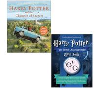 Harry Potter and the Chamber of Secrets: Illustrated Edition (Harry Potter Illustrated Edtn) & Unofficial Harry Potter - The Ultimate Amazing Complete Quiz Book 2 Books Collection Set