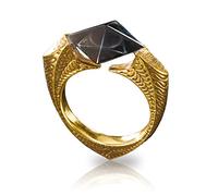 The Noble Collection - Anillo Horcruxe de Gaunt (Harry Potter) - Chapado en oro