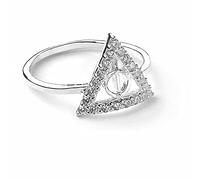 Harry Potter Anillo de Plata de Ley Oficial de The Carat Shop, Plata de Ley