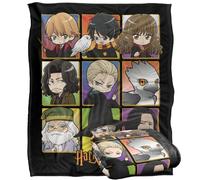 Harry Potter Anime Squares Manta súper Suave con Tacto Sedoso - 152 x 127 cm