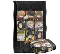 Harry Potter Anime Squares Manta súper Suave con Tacto Sedoso - 91 x 147 cm