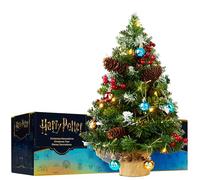 Harry Potter Árbol de Navidad con Luces LED Incorporadas 50 cm, Arbol Artificial Pequeño con Adornos, Navidad Decoración Mesa (Multi Harry Potter)