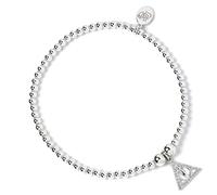 Harry Potter - Ball Bead Bracelet with Deathly Hallows Charm and Cr... NUEVO